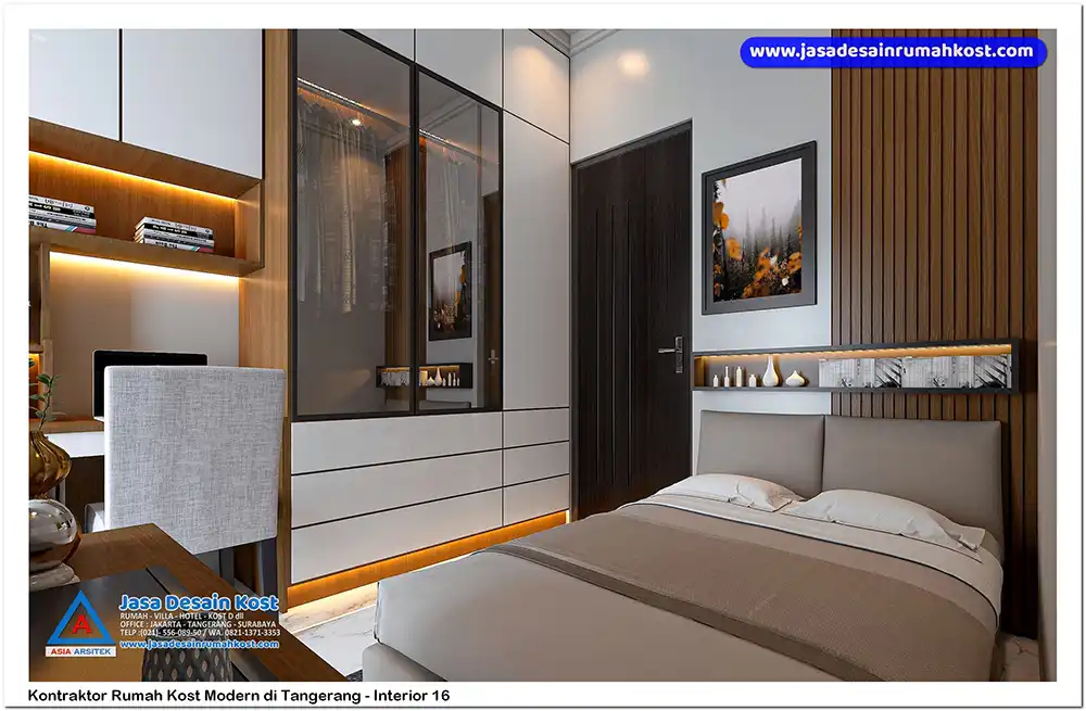 Kontraktor Rumah Kost Modern di Tangerang