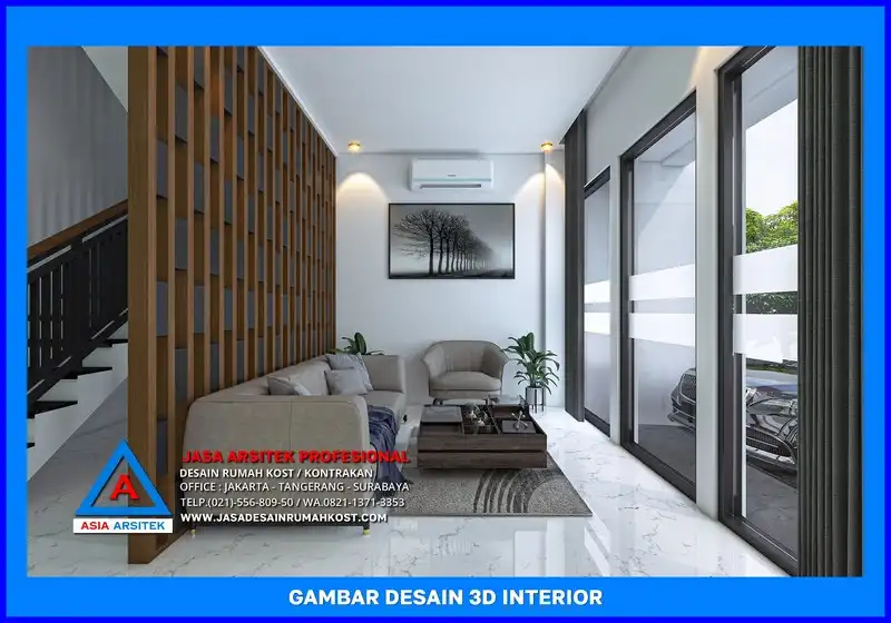 lobby Jasa Desain Rumah Kost Dengan Konsep Unik di Depok