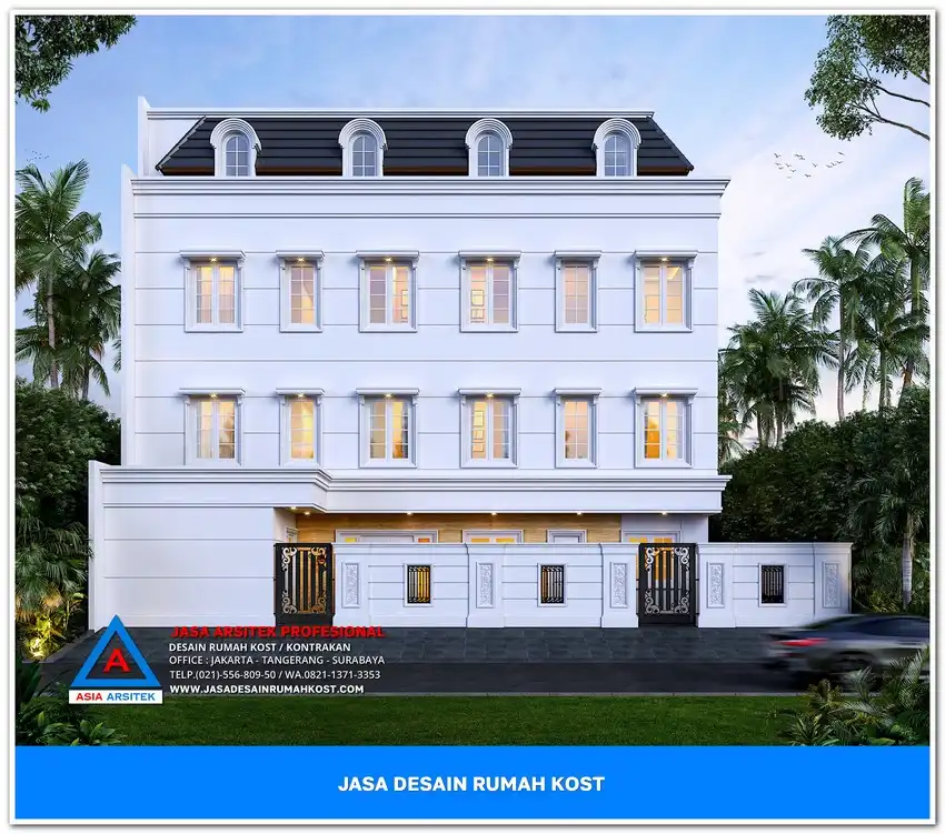 tampak depan Tips Desain Rumah Kost Agar Menarik di Depok
