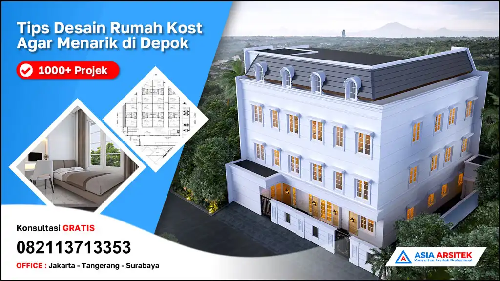 header Tips Desain Rumah Kost Agar Menarik di Depok