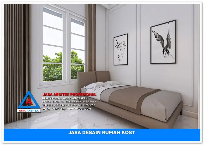 kamar Tips Desain Rumah Kost Agar Menarik di Depok