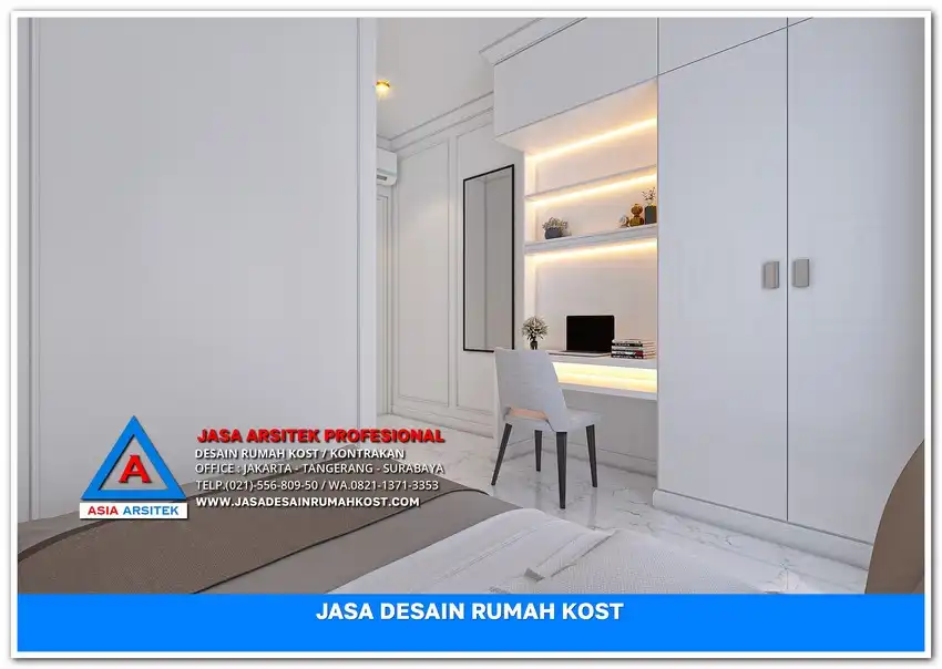 meja belajar Tips Desain Rumah Kost Agar Menarik di Depok