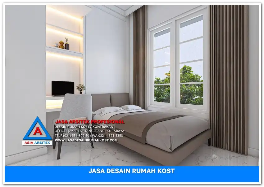 ruang tidur kost Tips Desain Rumah Kost Agar Menarik di Depok