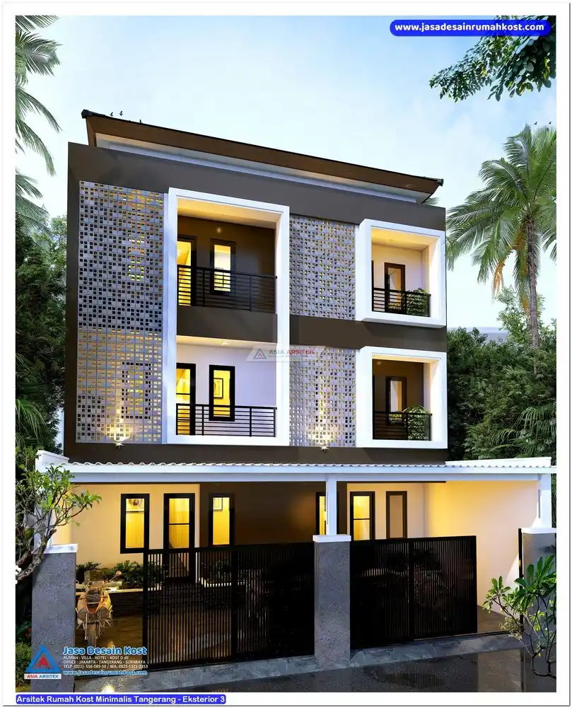 Arsitek Rumah Kost Minimalis Tangerang