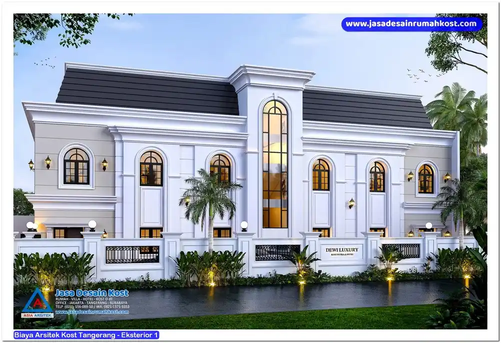 Biaya Arsitek Kost Tangerang