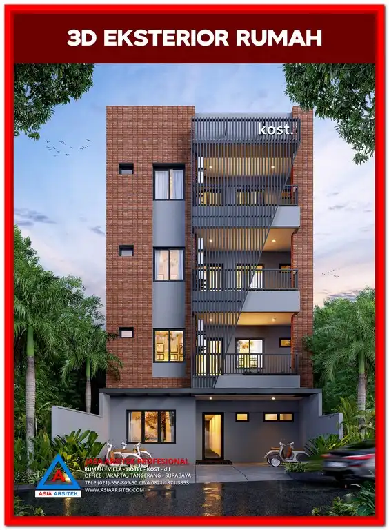 Desain Kost Anggaran Terbatas Di Bekasi – Konsep desain kost minimalis modern dengan tata ruang efisien, cocok untuk investasi di Bekasi dengan anggaran terbatas.