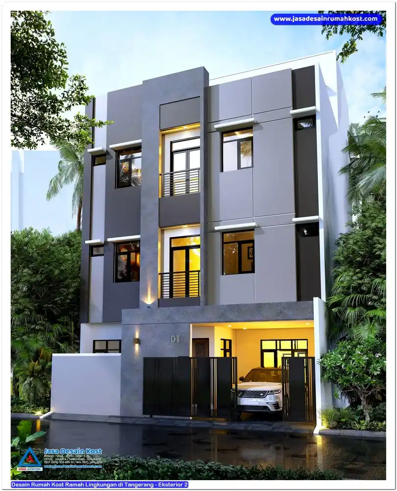 Desain Rumah Kost Ramah Lingkungan di Tangerang