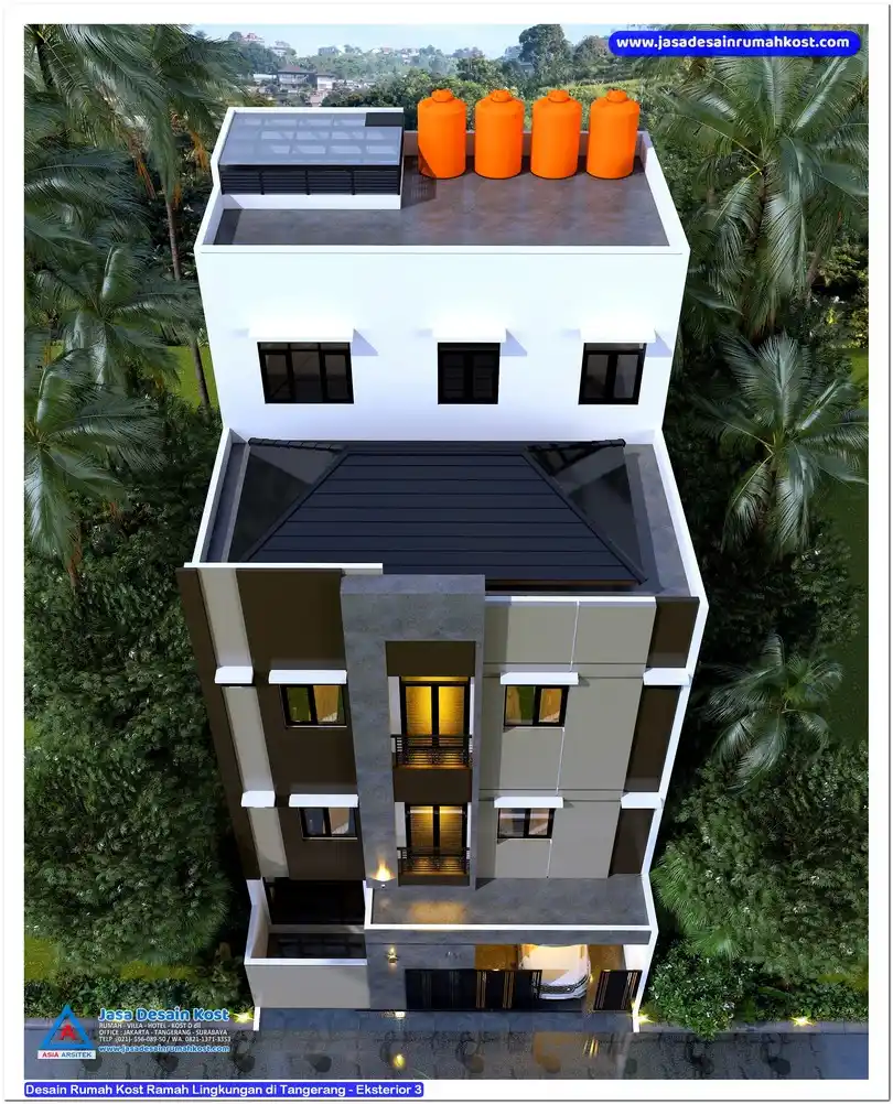 Desain Rumah Kost Ramah Lingkungan di Tangerang