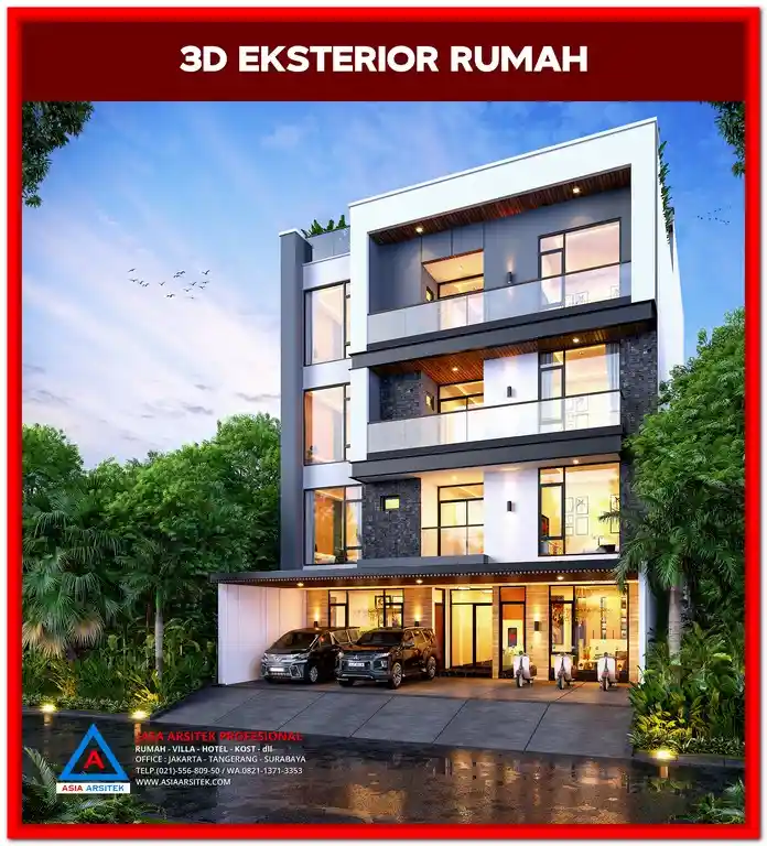 Jasa Desain Kost Eksklusif Di Harapan Indah Bekasi – Desain bangunan kost eksklusif dengan tampilan modern, tata ruang optimal, dan fasilitas lengkap yang cocok untuk hunian sewa premium di kawasan strategis