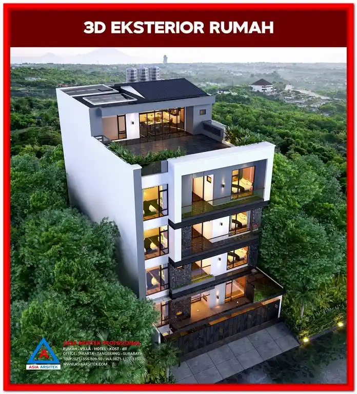 Jasa Desain Kost Eksklusif Di Harapan Indah Bekasi – Desain bangunan kost eksklusif dengan tampilan modern, tata ruang optimal, dan fasilitas lengkap yang cocok untuk hunian sewa premium di kawasan strategis