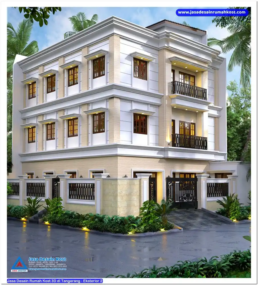 Jasa Desain Rumah Kost 3D di Tangerang