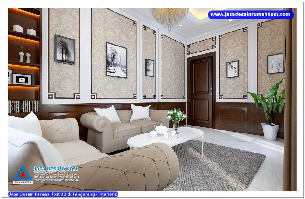 Jasa Desain Rumah Kost 3D di Tangerang