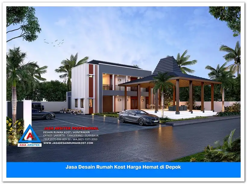 teras Jasa Desain Rumah Kost Harga Hemat di Bojongsari Lama Depok