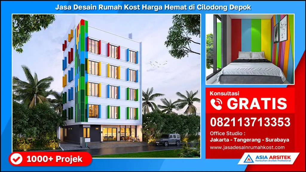 hd Jasa Desain Rumah Kost Harga Hemat di Cilodong Depok