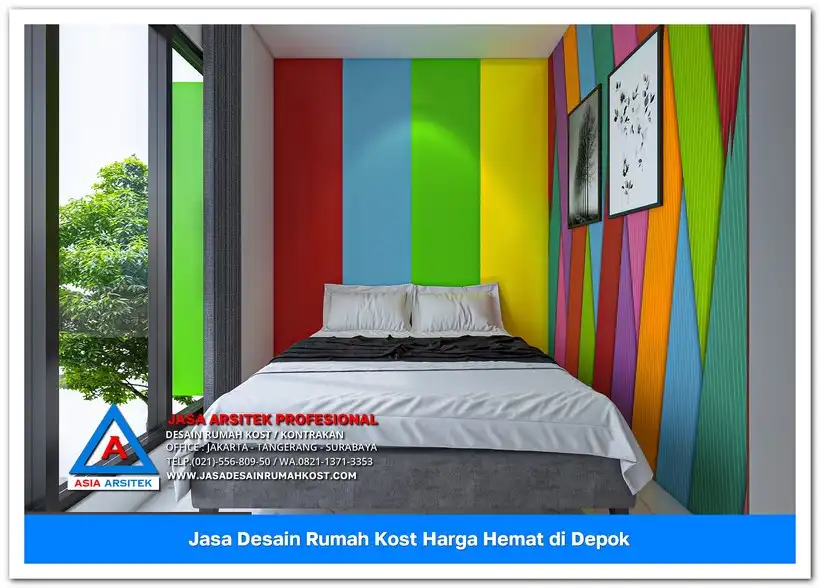 kamar Jasa Desain Rumah Kost Harga Hemat di Cilodong Depok