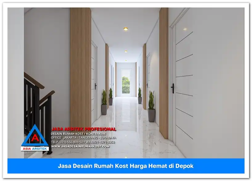 selasar Jasa Desain Rumah Kost Harga Hemat di Cipayung Depok