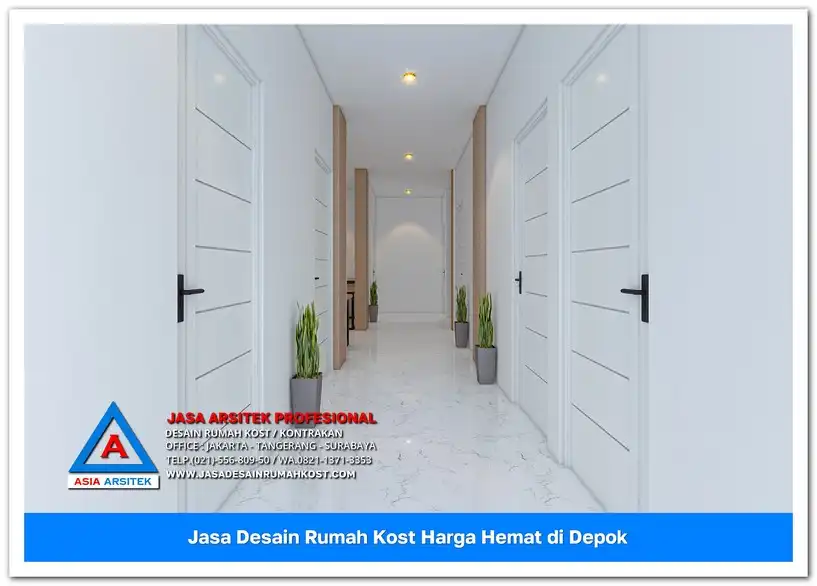 selasar Jasa Desain Rumah Kost Harga Hemat di Cipayung Depok