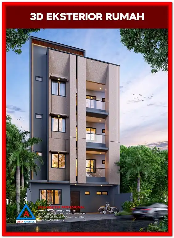 Jasa Desain Rumah Kost Harga Terjangkau Bekasi – Desain rumah kost dengan konsep fungsional dan estetis, ideal untuk investasi kost dengan harga terjangkau di Bekasi