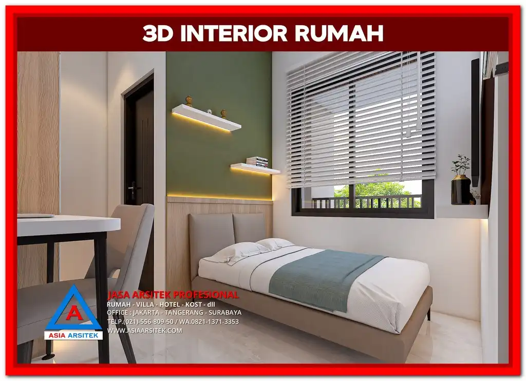 Jasa Desain Rumah Kost Murah Bekasi 2025 – Gambar desain rumah kost modern dan hemat biaya, cocok untuk lahan di kota Bekasi dengan konsep hunian sewa yang efisien.
