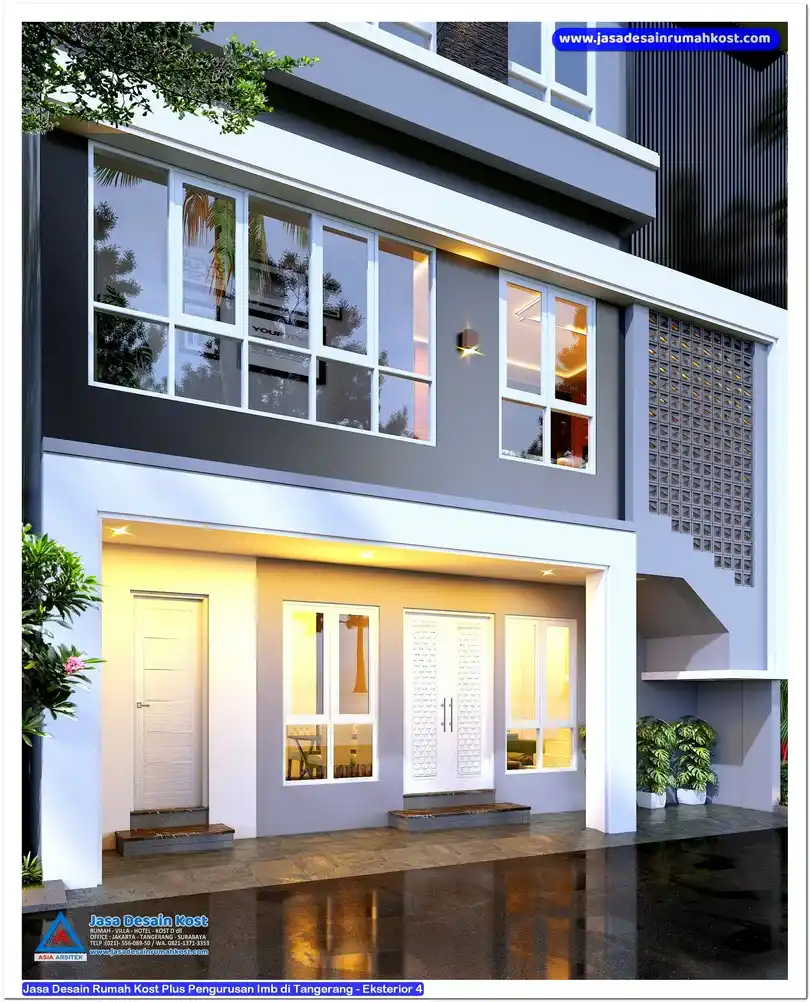 Jasa Desain Rumah Kost Plus Pengurusan Imb di Tangerang