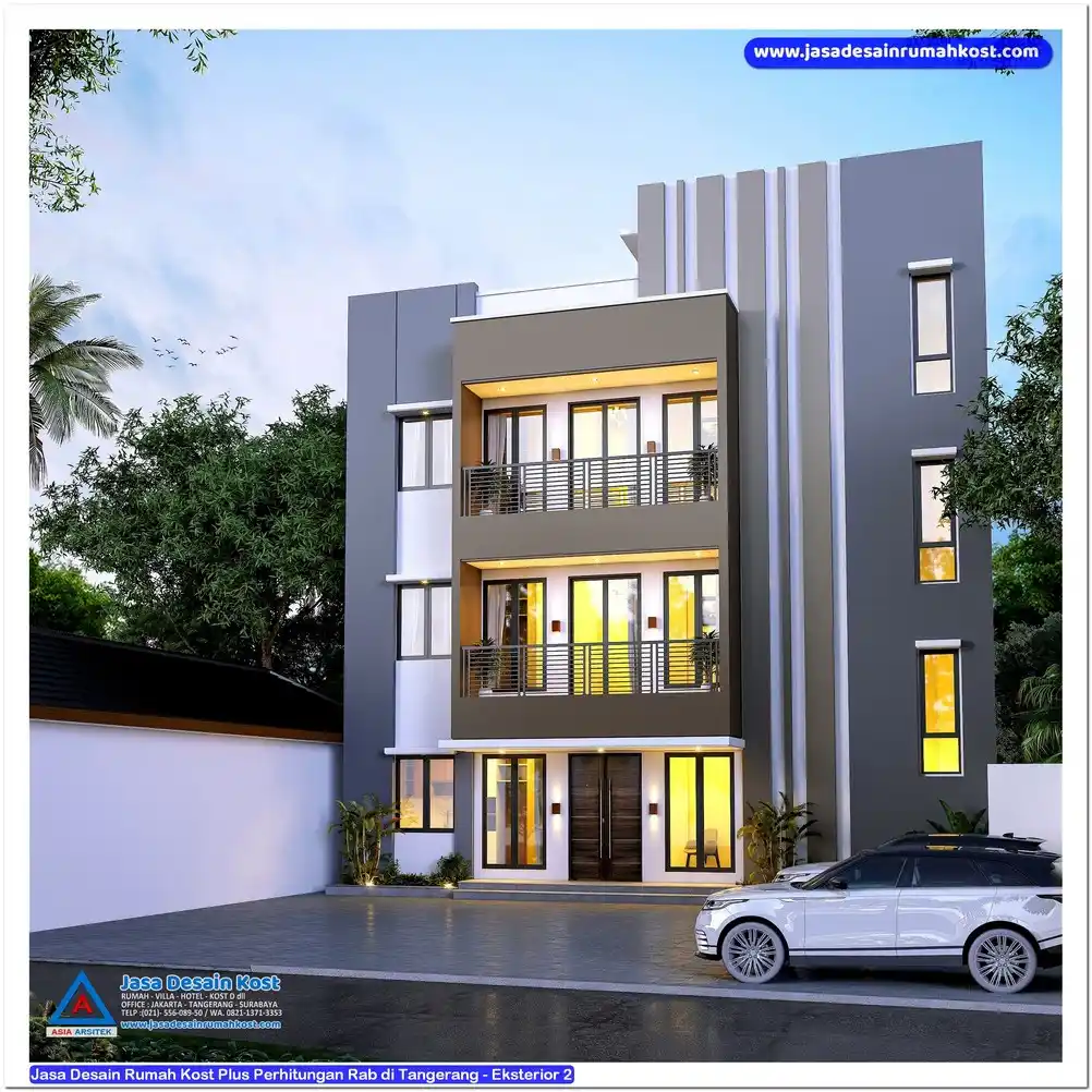 Jasa Desain Rumah Kost Plus Perhitungan Rab di Tangerang