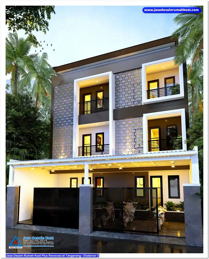 Jasa Desain Rumah Kost Plus Renovasi di Tangerang