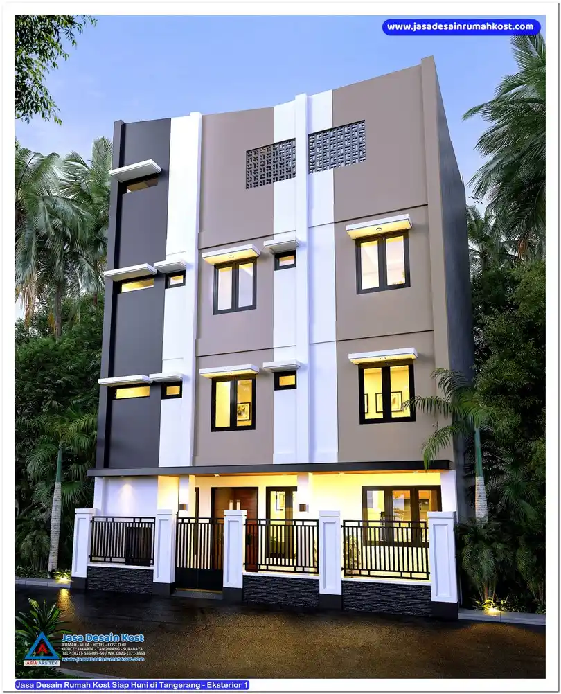 Jasa Desain Rumah Kost Siap Huni di Tangerang