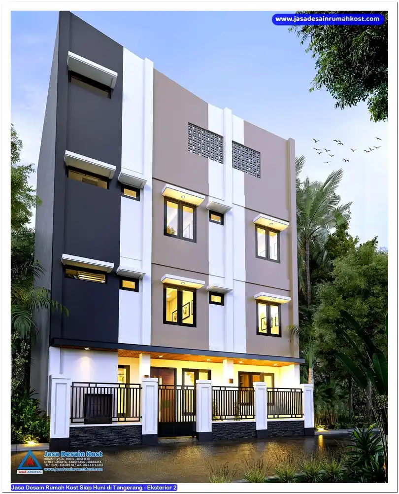 Jasa Desain Rumah Kost Siap Huni di Tangerang