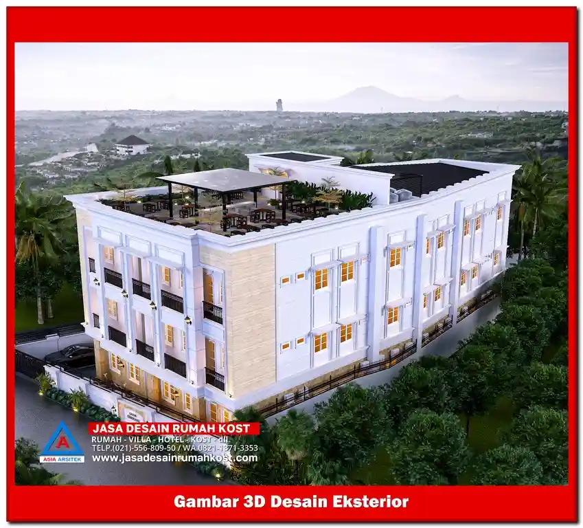 Jasa Desain Rumah Kost di Kalibaru Bekasi