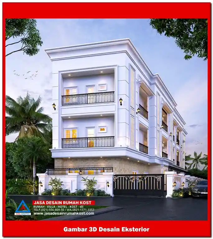 Jasa Desain Rumah Kost di Kalibaru Bekasi