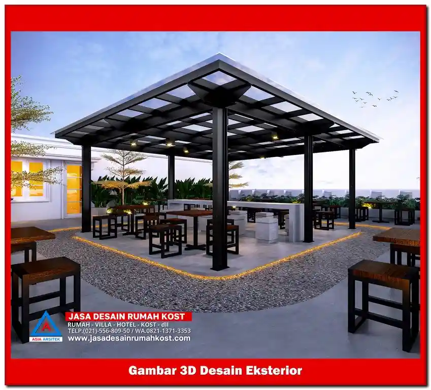 Jasa Desain Rumah Kost di Kalibaru Bekasi