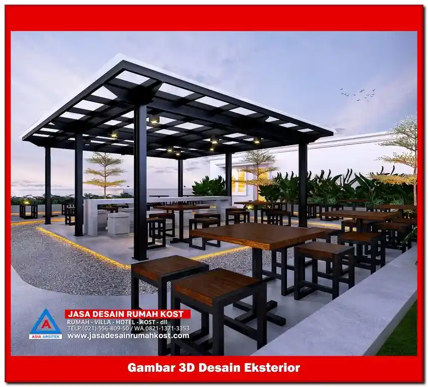Jasa Desain Rumah Kost di Kalibaru Bekasi