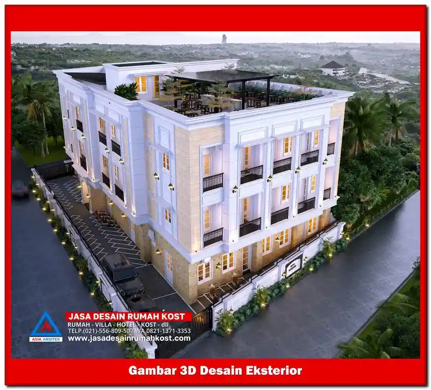 Jasa Desain Rumah Kost di Kalibaru Bekasi