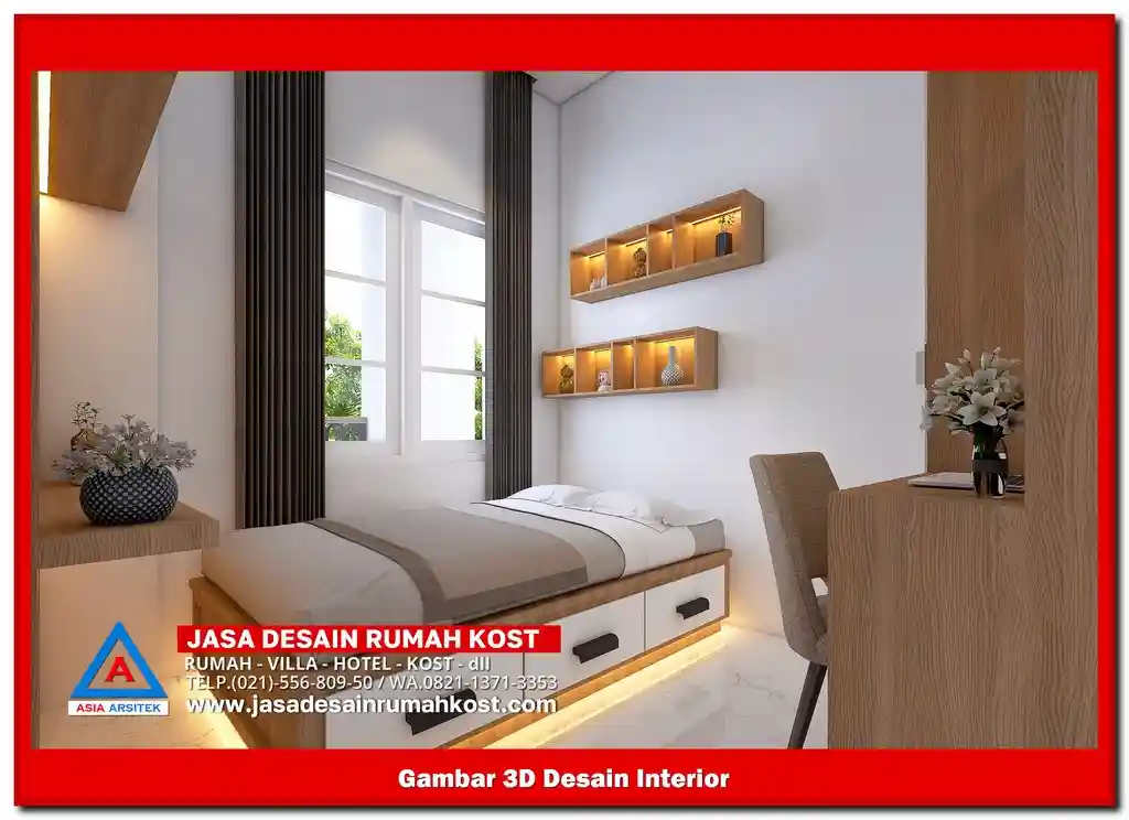 Jasa Desain Rumah Kost di Kalibaru Bekasi