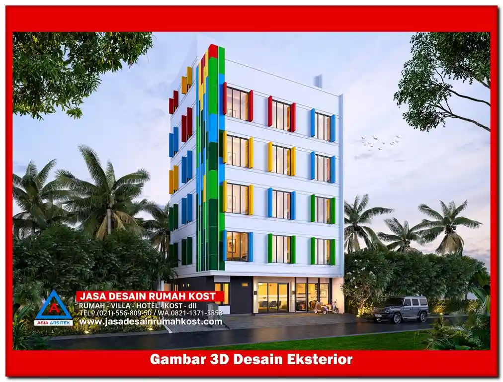 Jasa Desain Rumah Kost di Kayuringin Jaya Bekasi