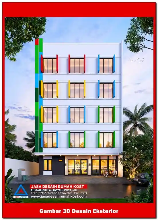 Jasa Desain Rumah Kost di Kayuringin Jaya Bekasi