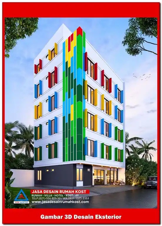Jasa Desain Rumah Kost di Kayuringin Jaya Bekasi