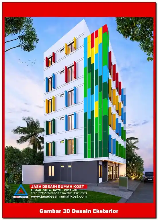 Jasa Desain Rumah Kost di Kayuringin Jaya Bekasi