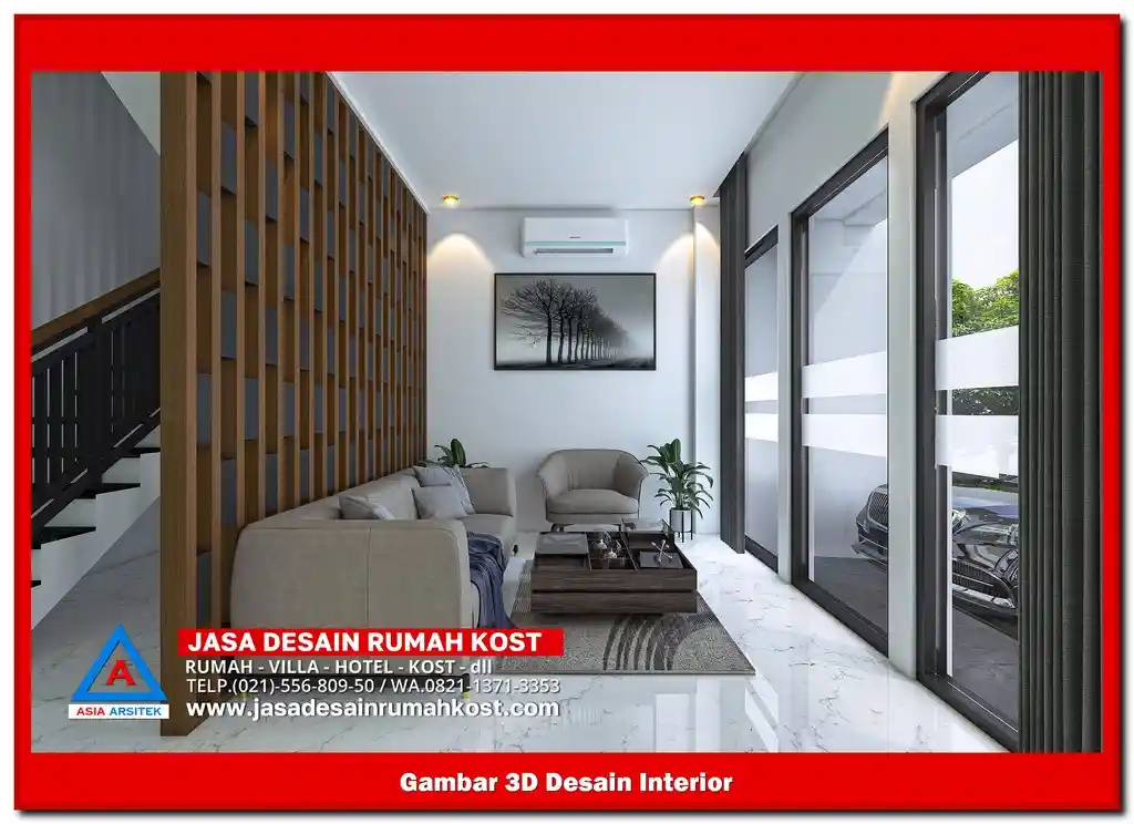 Jasa Desain Rumah Kost di Kayuringin Jaya Bekasi