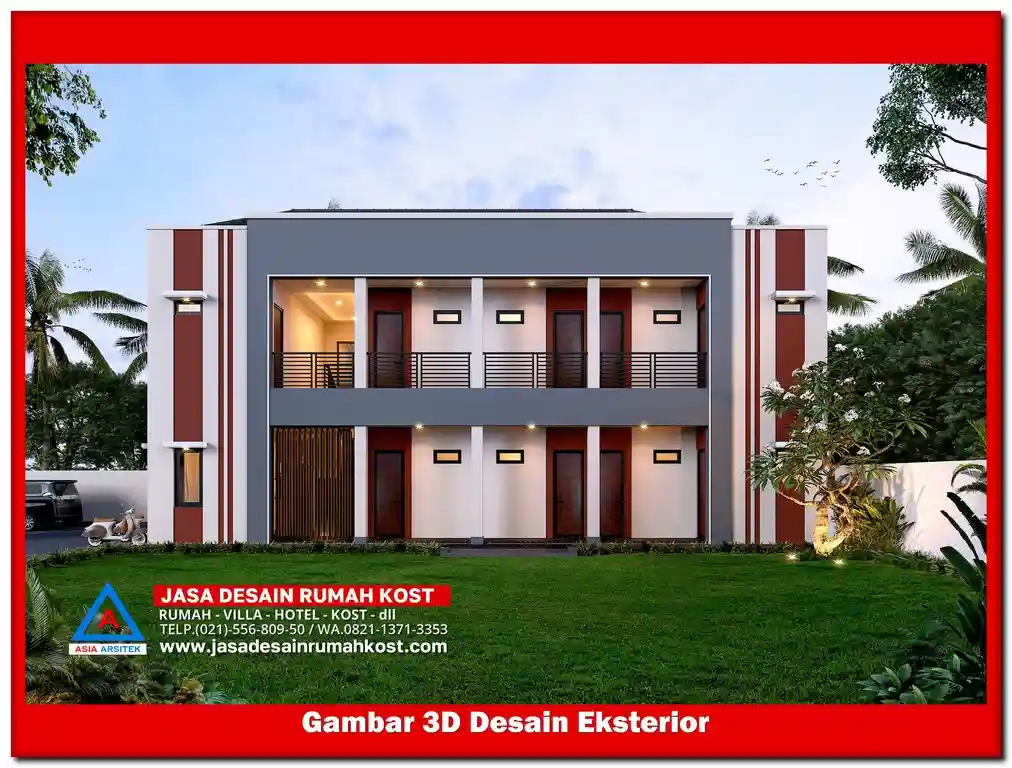 Jasa Desain Rumah Kost di Kota Baru Bekasi