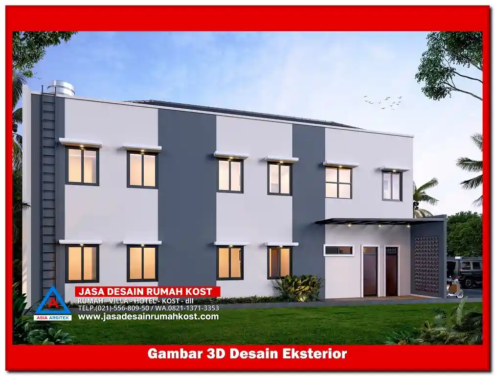 Jasa Desain Rumah Kost di Kota Baru Bekasi