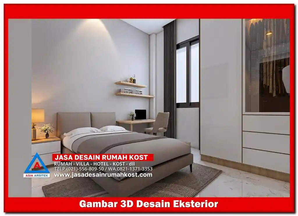 Jasa Desain Rumah Kost di Kota Baru Bekasi