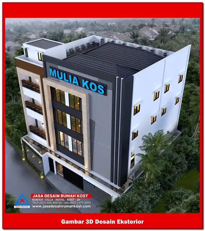 Jasa Desain Rumah Kost di Kranji