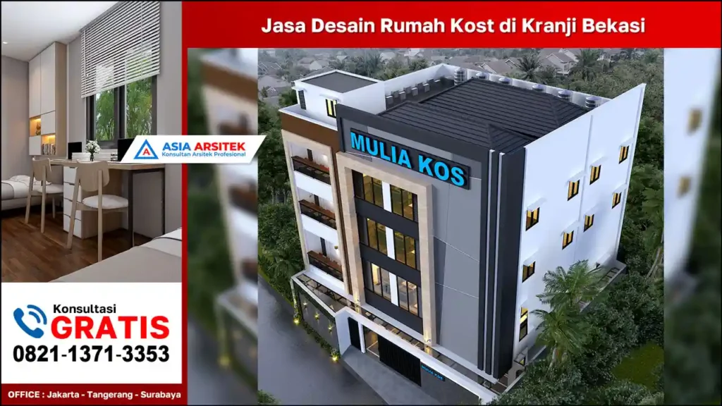 Jasa Desain Rumah Kost di Kranji