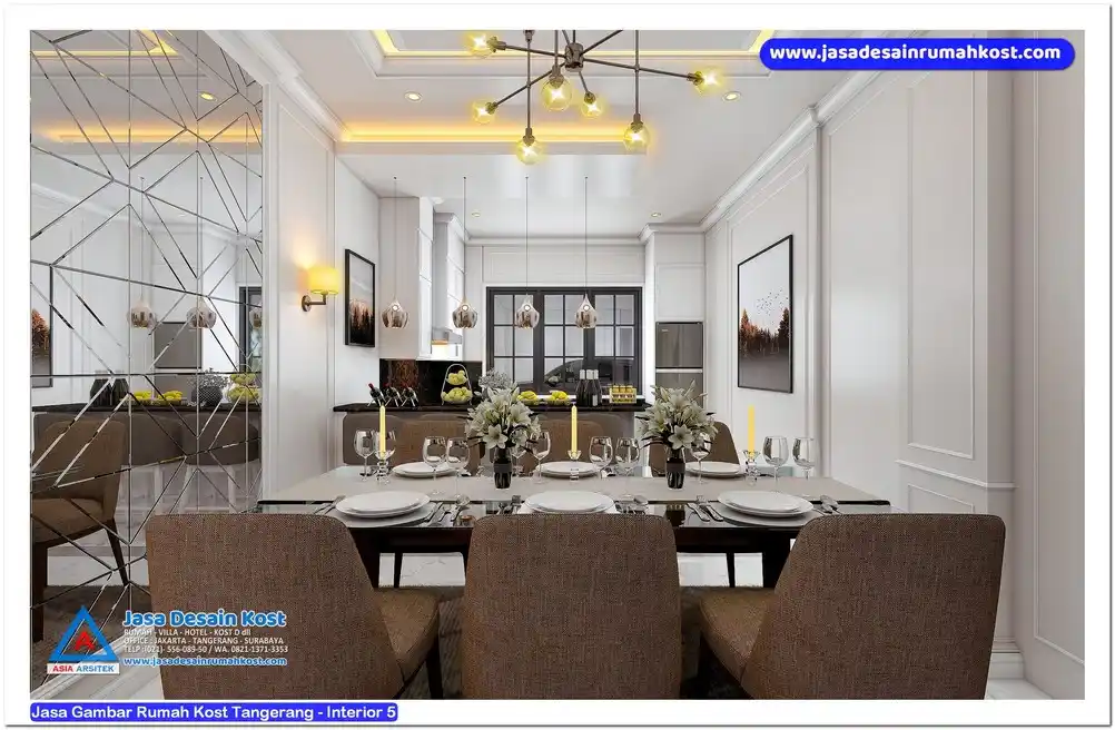 Jasa Gambar Rumah Kost Tangerang