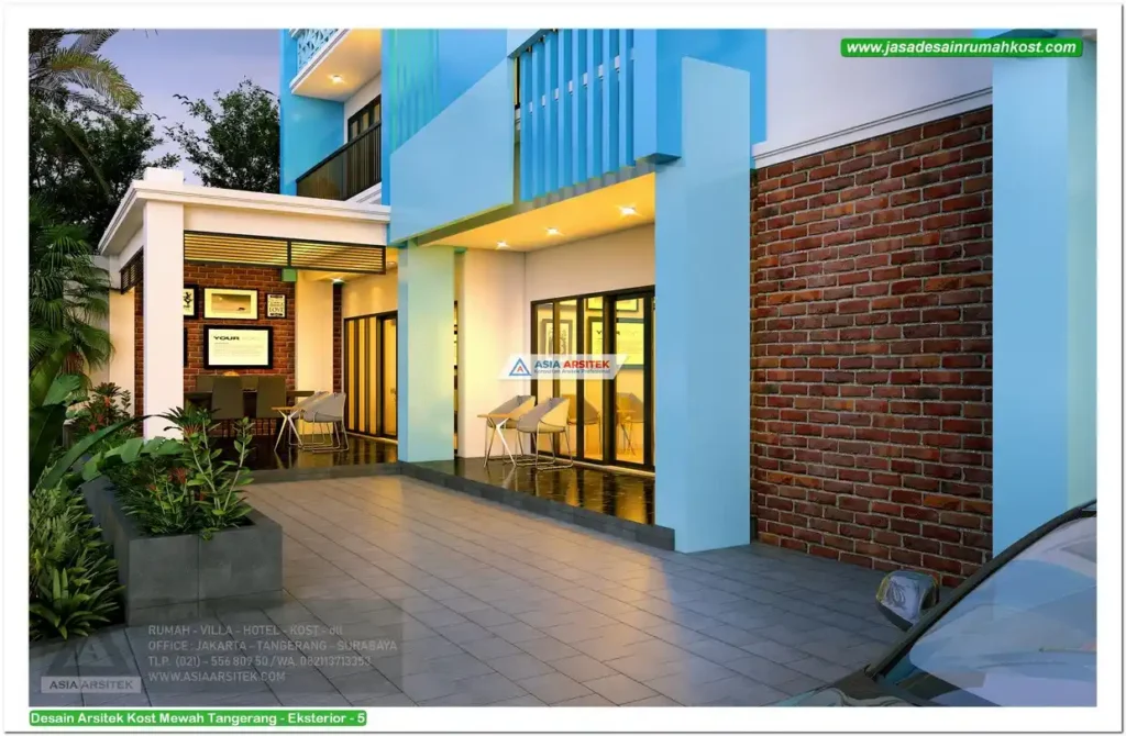 Desain Arsitek Kost Mewah Tangerang