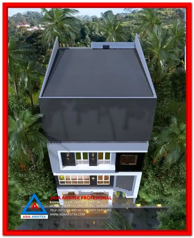 Desain Kost Tanpa DP Besar Di Bekasi – Konsep kost modern 2–4 lantai dengan fasad elegan, memaksimalkan lahan sempit, dan biaya pembangunan terjangkau