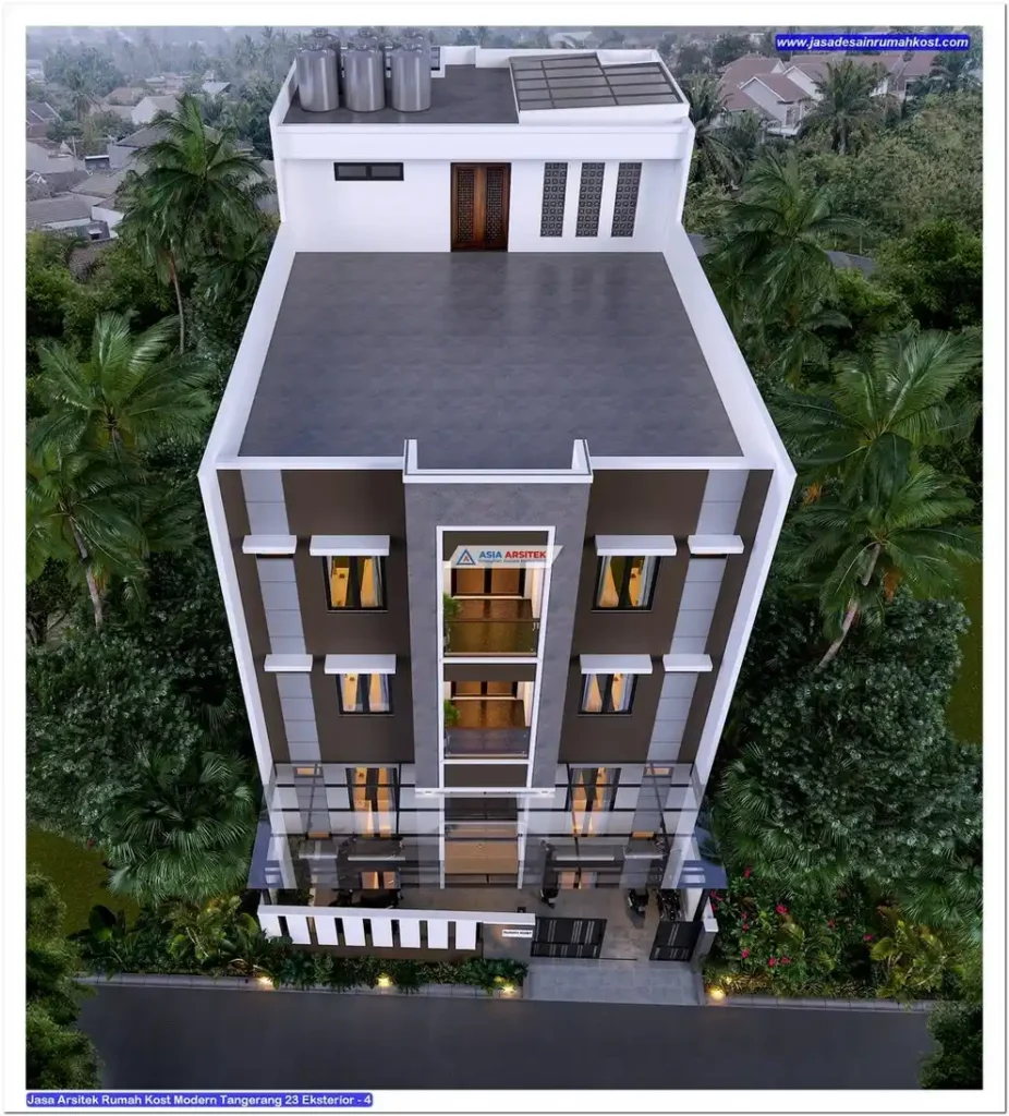 Jasa Arsitek Rumah Kost Modern Tangerang