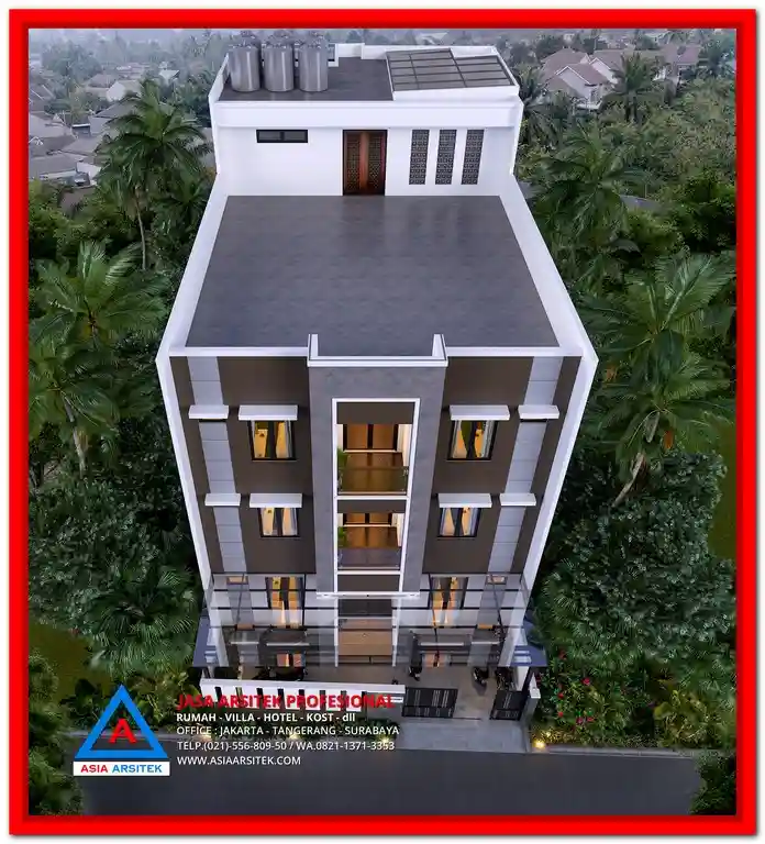 Jasa Desain Rumah Kost Murah di Bekasi – Desain rumah kost hemat biaya dengan tampilan modern, tata ruang efisien, dan solusi optimal untuk hunian sewa yang menguntungkan di area strategis Bekasi.