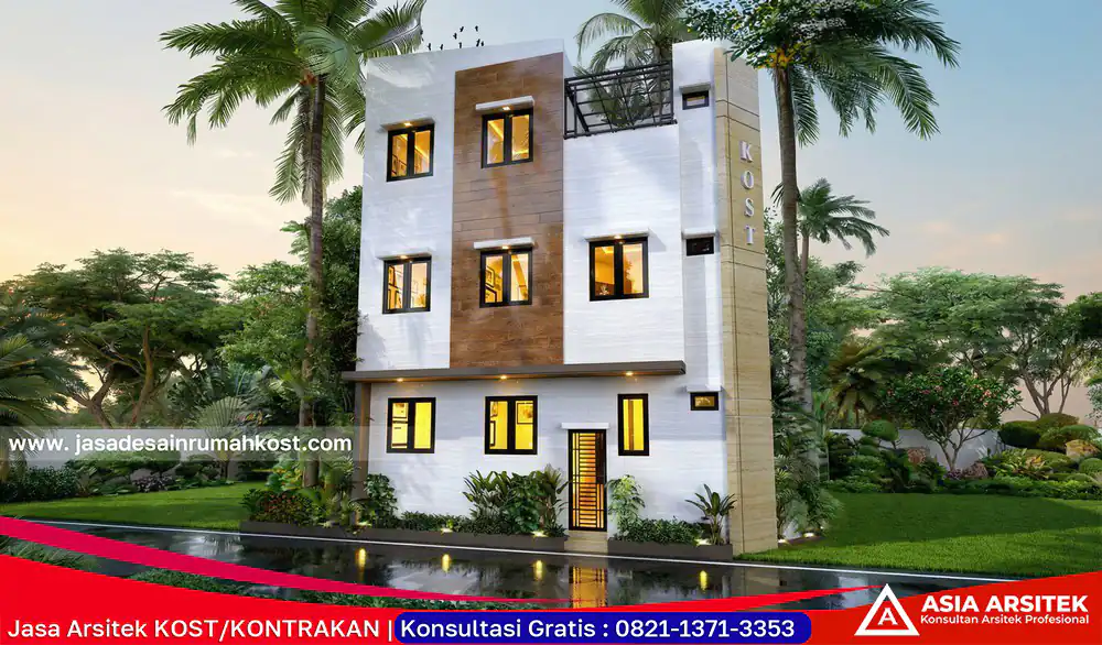 Jasa Arsitek Rumah Kost Mewah di Grogol Jakarta Barat